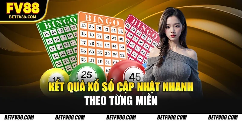 Kết quả xổ số cập nhật nhanh theo từng miền